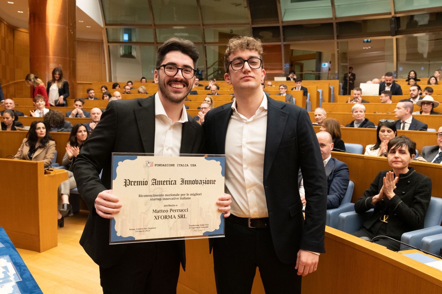 Startup XForma - Matteo Perrucci - Orazio Laera - SprayNews - Monica Macchioni