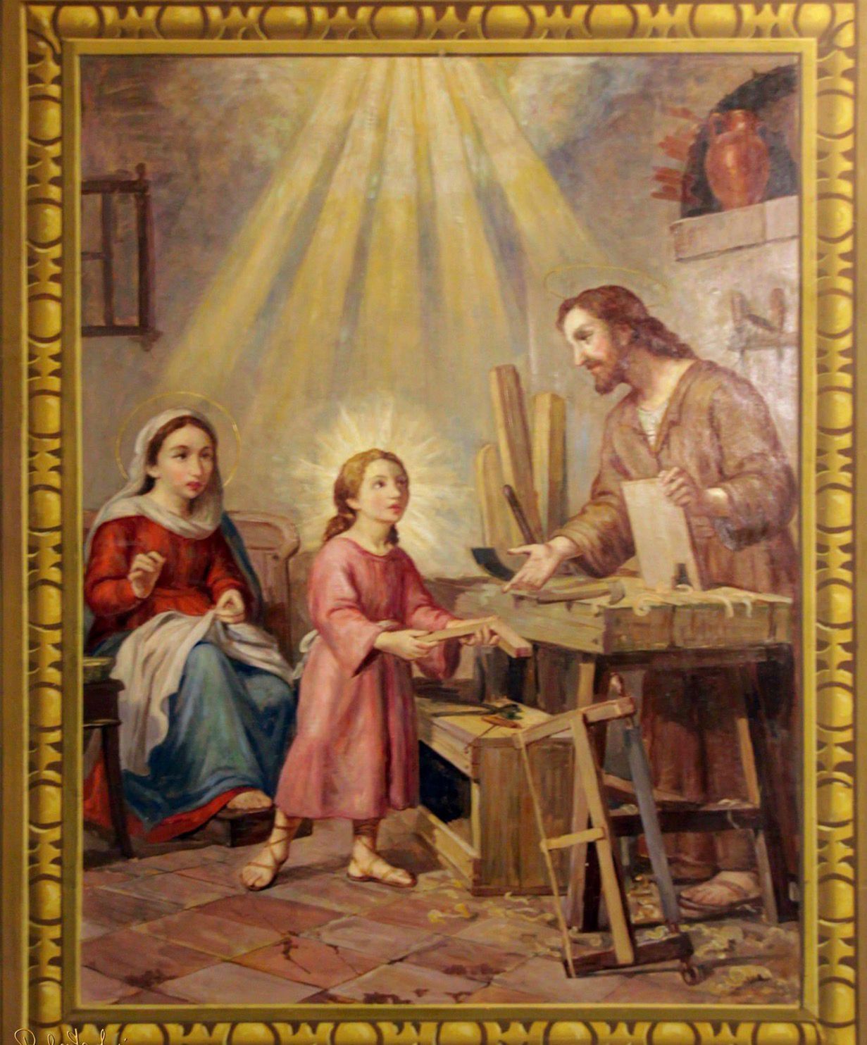 Don Enzo Bugea Nobile, San Giuseppe lavoratore - SprayNews - Monica Macchioni